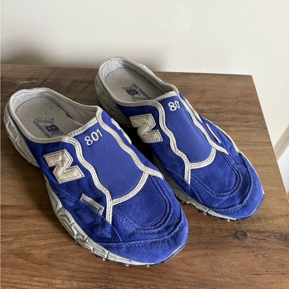 New Balance 801 Slip On Clog Purple/Blue and Gray - Size 9 - Picture 2 of 7